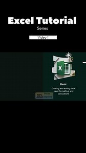 10K views · 24 reactions | Excel tutorials video 1 Get started with Excel! Learn the basics, formulas, and shortcuts in this beginner-friendly tutorial. Watch now and take your skills to the next level! #Excel #Tutorial #Beginners #exceltricks #exceltips #exceltutorial #excelhacks #msexceltricks #AdvanceExcel #exceltipsandtricks #spreadsheets #Excel #exceltutoriales | Vision Computers | Facebook