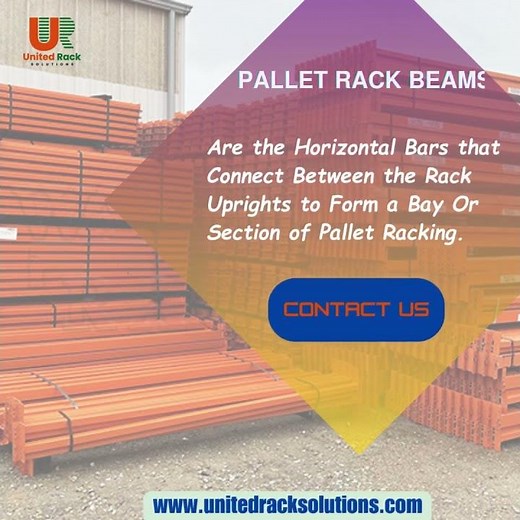 Heavy-Duty Pallet Rack Beams – Built for Strength & Efficiency #PalletRacking #rack #StorageBeams
