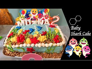 Easy Way To Make BABY SHARK CAKE At Home