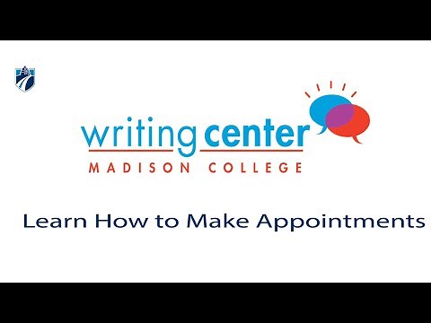 Making Appointments with the Writing Center