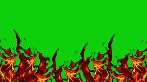 Green Screen Fire Flames Effect