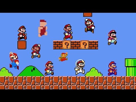 Super Mario Bros. Crossover - All Mario Skins