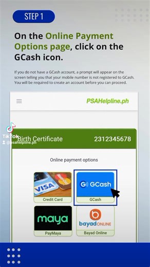 Easy, Safe, and Fast: Pay for Your PSA Certificate with GCash! Kailangan mo ng PSA certificate? Mag-order na sa www.PSAHelpline.ph at magbayad gamit ang GCash. Mabilis, secure, at hassle-free! No need to wait, instant payment confirmation pa! #PSAHelpline #PSABirthCertficate #PSAOnline #fypシ #LegitPSAOnline #PSAOnlineLegit #LegitNaPSA | PSAHelpline.ph: PSA Birth Certificate Delivery Service