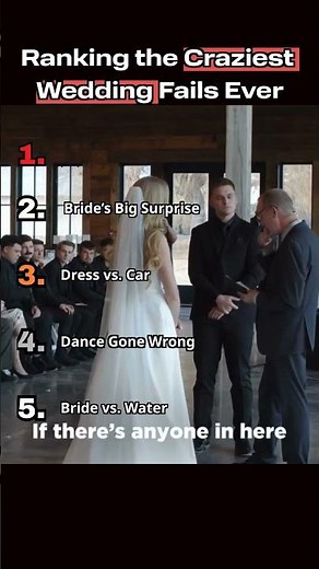 The Real Side of Weddings: Moments You Can’t PredictWeddingFails #WeddingFail #FunnyWedding