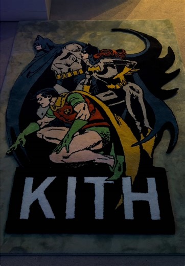 Kith Batman, Robin & Batgirl Rug: A Perfect Batcave Addition
