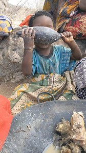 Panda using baobab bowl for drink soup | Santa Media