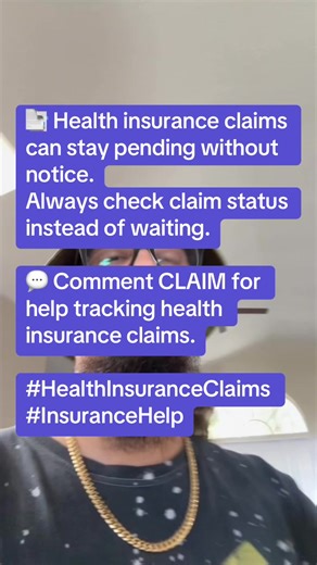 📑 Health insurance claims can stay pending without notice. Always check claim status instead of waiting. 💬 Comment CLAIM for help tracking health insurance claims. #HealthInsuranceClaims #InsuranceHelp