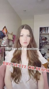 Robin Rubash on Instagram: "The age old question ….. #blonde #brunette #tgirl #transgender #transgirl #transisbeautiful"