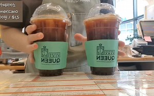 【cafe vlog】[jjeong] 阿芙佳朵/抹茶拿铁/冰美式咖啡 咖啡厅白噪音 咖啡店治愈系