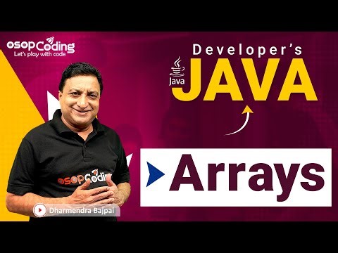 Arrays in Java | Dynamic Array | Array Syntax & Declaration | Java for Developers | #Java #Lecure37