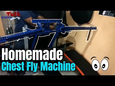 Homemade Chest fly machine | homemade exercise machine