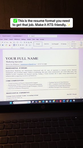 Crafting an ATS-Friendly Resume for Job Applications