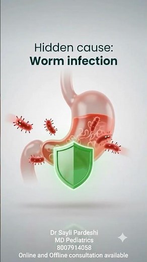 Child is eating well but not gaining weight? #worms #viral #children #healthykids #pediatrics