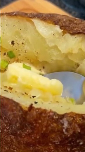 Fast & Crispy Baked Potato 🥔✨