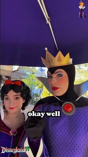 VIRAL Evil Queen Has Had Enough of Snow White! 👑🍎I PT2 #evilqueen #snowwhite #disneyland