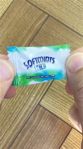 Don’t Blink 😳 Softmint Candy Unwrapping