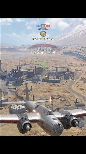 This Bomber is a bit unfair, It drops a mini nuke! #warthunder #warthundergameplay #cinematic