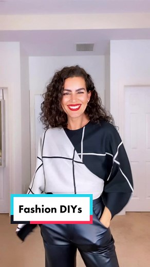 DIY Long Sleeve Top with Scarf Tutorial