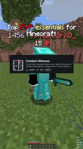 Top PVP essentilas for Minecraft Pt 2 (2026) #shorts #minecraft #phonkagressive #funk #gugugaga