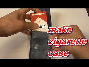 make Cigarette case leather craft