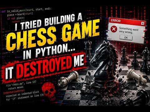 I Built a Chess Game in Python… It destroyed me
