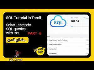 Leetcode SQL-5 | Solve Leetcode SQL queries | SQL in tamil | Tech with Hema |#sql #sql #sqlintamil