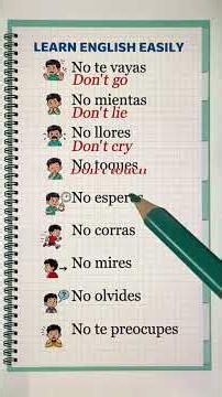 VOCABULARIO BÁSICO EN INGLÉS – APRENDE INGLÉS PARA PRINCIPIANTES 📖🇺🇸🤩 #ingles #aprenderingles