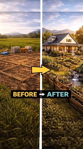 Building a Dream Farmhouse and Garden From Scratch