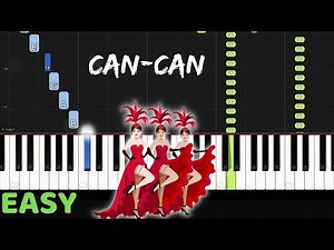 Learn How to Play the Can-Can on Piano- EASY Piano Tutorial by Tunes With Tina