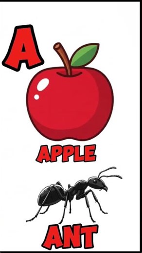 A for Apple 🍎 | ABC Alphabet for Kids #learnabc #kidseducation #nersery