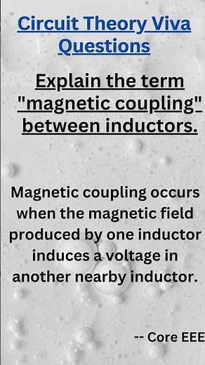 Magnetic Coupling in Inductors: Mutual Influence #engineering #electronic#circuit