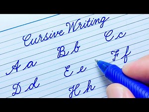 Cursive writing a to z for beginners | Cursive abcd | Cursive handwriting abc | Cursive writing abcd