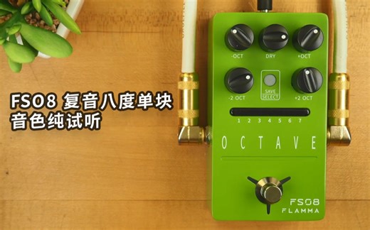 FLAMMA FS08复音八度单块音色纯试听！