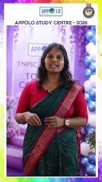 APPOLO STUDY CENTRE : TNPSC GROUP - I 2026 M. VAIRAM SUJITHA - AC LABOUR