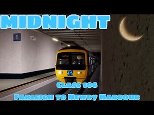 (MIDNIGHT SERVICE) Driving Class 166 from Farleigh to Newry Harbour (SCR)