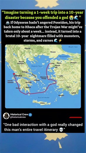 Odysseus Could’ve Been Home in a Week… But Angered the Wrong God 🌊