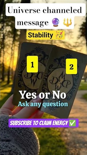 Universe channeled message | Yes or No reading 🔮🔱🧿🥳 #tarot #universe #divine #fyp #yesnoreading#msg