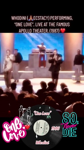 Whodini (🙏🏽 Ecstacy) performing, “One Love”, live at the famous Apollo Theater (1987). The song was released in 1986 off of the “Back in Black” album. #whodini #onelove #80shiphoplegends #80smusicthrowback #realhiphopmusic #HolidayOREOke #fyp #foryoupage #makeitviralguys