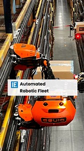 38K views · 349 reactions | Working as a fleet, these automated warehouse robots can perform operational tasks including climbing up shelves. | Interesting Engineering | Facebook