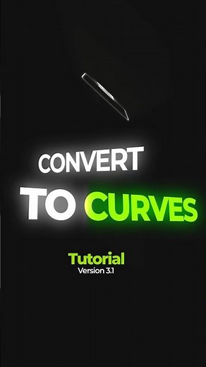 Convert To Curves in Affinity By Canva (3DText Effect)