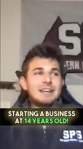 Starting a business at 14 YEARS OLD!🤯 #dirtbagspodcast