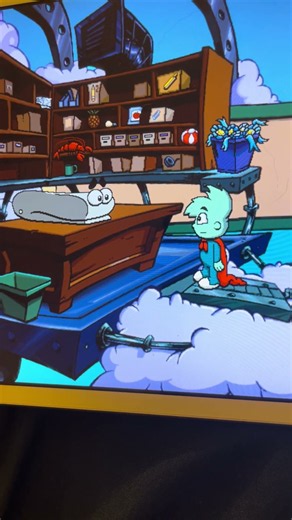 Pajama Sam 2 just leaving his ￼￼