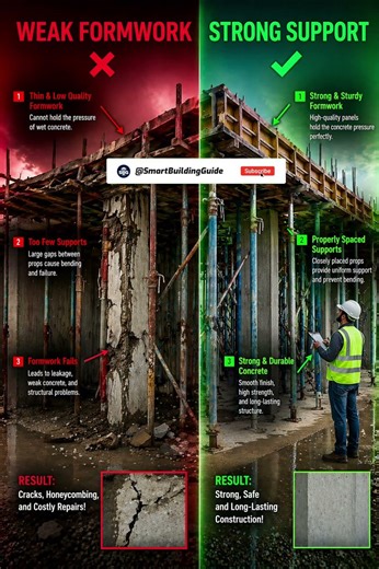 WEAK FORMWORK = COLLAPSE ⚠️