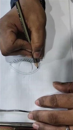 "Realistic Eye Sketch | Quick & Easy Pencil Drawing Tutorial ✏️👁️"।Shorts