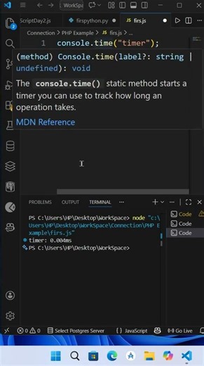 Find Program Execution Time Javascript #javascript #programming #short