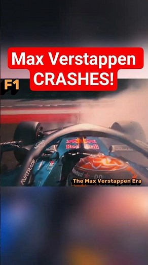 Max Verstappen CRASHES In Austria F1 GP QUALIFYING 😬🇦🇹 #maxverstappen #f1 #formula1
