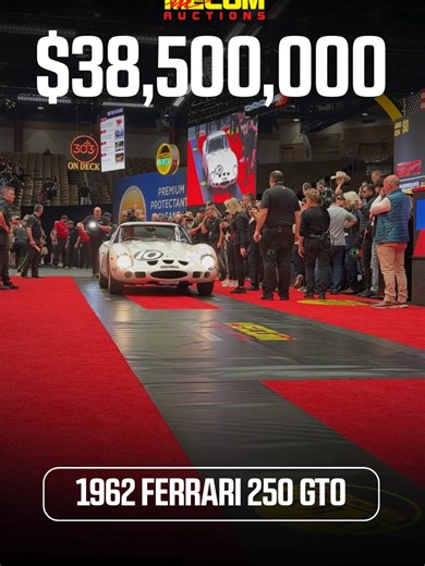 SOLD. $38,500,000. The only Ferrari 250 GTO finished in Bianco by Ferrari takes the top spot at Mecum Kissimmee 2026. Visit mecum.com for full details. -@ferraricollectordavidlee #SOLD #Ferrari #Exotics #Mecum #MecumAuctions #WhereTheCarsAre