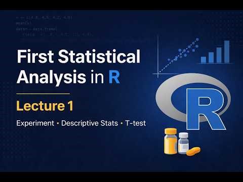Introduction to R | Lecture 1: Experimental Design & T-Test