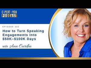How to Turn Speaking Engagements Into $50K–$100K Days | Strategic Speaking for Predictable Revenue