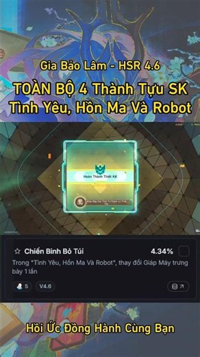 HSR 4.6 | 4 Love, Ghosts, and Robots Event Achievements - The Star's Pulse Is Love